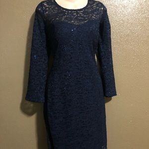 Blue Holiday Dress